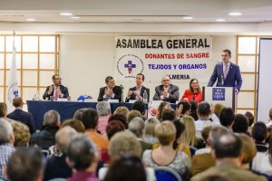 Un momento del discurso de Fernández-Pacheco en el encuentro.
