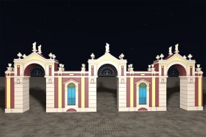 Así sería la portada del Ferial del Mercado Central.