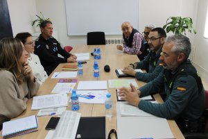 La Comisión de "Viogén" reunida ayer.