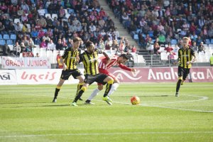 Puertas en el Almería-Zaragoza de la pasada Liga.