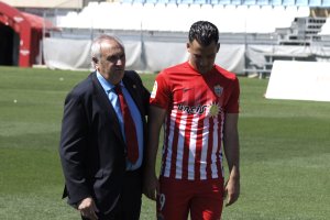 Alfonso y Quique en el Estadio.