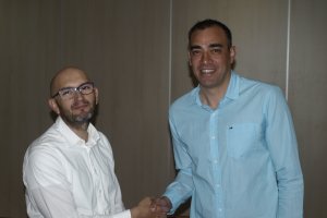 Buen rollo entre Alfonso y Lozano.