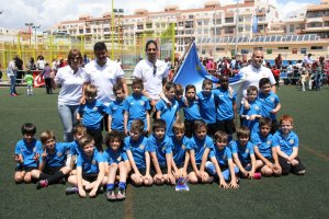 Equipos bebé y prebenjamín de 2016.