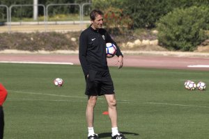 Ramis en el entrenamiento.