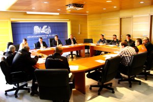 Reunión de la Junta Local de Seguridad donde se acordaron los operativos de Semana Santa y San Marcos.