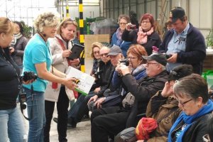 Turistas canadienses visitando las instalaciones de Clisol Agro.
