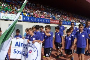 Equipo benjamín del Almería Sostenible.