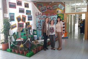 La delegada de Educación, Francisca Fernández, en una visita la semana pasada a la Escuela Infantil de Las Norias.