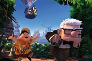 Fotograma de la película de animación y aventuras Up, producida por Disney y Pixar y dirigida por Pete Docter.