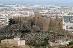 Vista general de la Alcazaba de Almería.