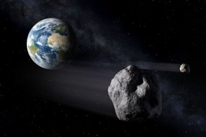 Concepto artístico de un asteroide cercano a la Tierra, creado por ESA y publicada por Eltiempo.es