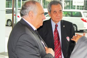 Alfonso García en su visita a Tailandia.