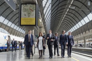 Hoy se han celebrado los actos conmemorativos del 25 aniversario de la Línea de Alta Velocidad Sevilla-Madrid.