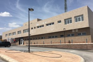 Centro de?salud de Arboleas esta semana, con las obras casi finalizadas.