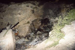 Zona donde se declaró el incendio mortal.