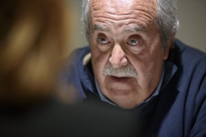 José Antonio Amate, más conocido como Nono Amate, fotografiado durante un momento de la entrevista.