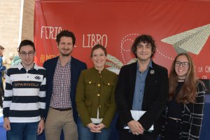 Los ganadores del certamen con la concejal de Cultura de Almería.