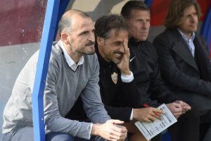 Soriano en su último partido con el Almería ante el UCAM.