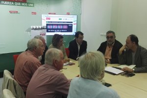 PSOE y Mesa del Ferrocarril se han reunido esta mañana.