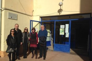 El alcalde en el colegio Álvarez de Sotomayor.