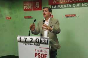 José Luis Sánchez Teruel, esta mañana.