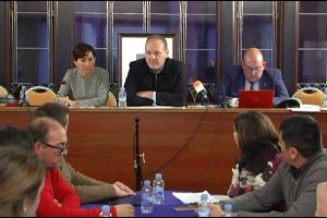 El alcalde de Cuevas durante un Pleno en una imagen de archivo.