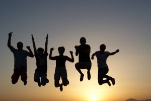 Foto con Alfonso (mi padre), yo, Juani (mi madre), Alfonso (mi hermano) y Diana (mi hermana).