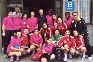 Equipo juvenil BM Roquetas.