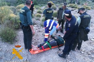 Momento del rescate el pasado día 5.