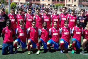 La plantilla cadete del Roquetas.