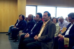 Cándido Trabalón en el juzgado en una de las sesiones del caso Costurero.