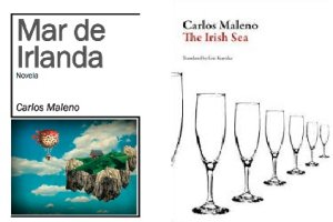 Portadas de Mar de Irlanda y de su edición en inglés.