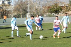 Partido del CD El Ejido en su visita a Granada.