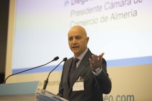 Diego Martínez, presidente de la Cámara de Comercio, ayer.