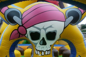 Los castillos hinchables son muy usados en restaurante y lugares de ocio.