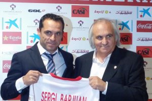 Sergi y Alfonso en la presentación.