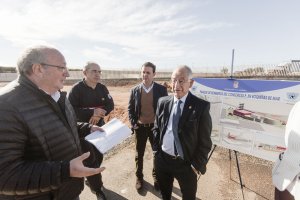 Visita a los terrenos donde se levantará el Parque.