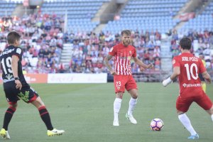 Morcillo, en el Almería-Numancia.