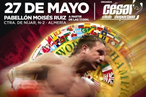 Cartel del curso de boxeo.