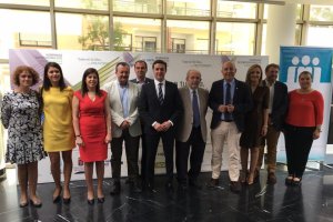 Autoridades en la inauguración de las jornadas.