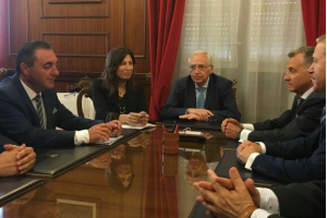 Reunión con el presidente de Melilla, Juan José Imbroda