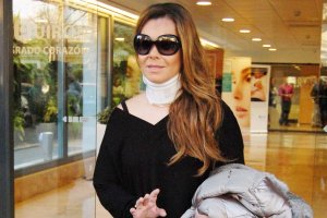 María José Campanario en una de sus salidas del hospital.