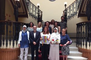 Presentación de los actos del Día de los Museos, con las mujeres de Hilando vidas.