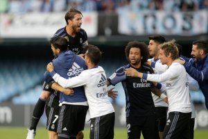 Celebración blanca en Balaídos.