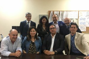 La delegación almeriense desplazada a Nador