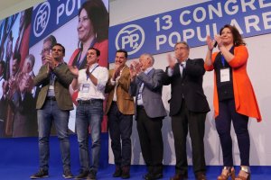 Imagen de la clausura del congreso del PP.