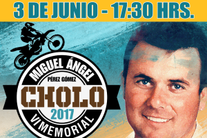 Cartel del Memorial Cholo.