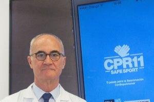 Ripoll y su aplicación CPR11 para salvar vidas.