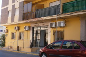 Imagen de la fachada de la casa cuartel de la Guardia Civil en Albox.