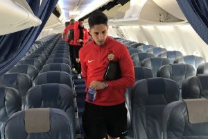 Los rojiblancos regresan en avión de Palma de Mallorca.